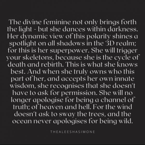 the dark side of feminine energy
